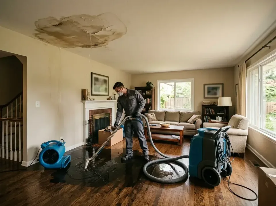 attic-pipe-burst-ceiling-drip-008 — frequently asked questions, Water Damage Restoration & Carpet Care in Crestwood Village,…